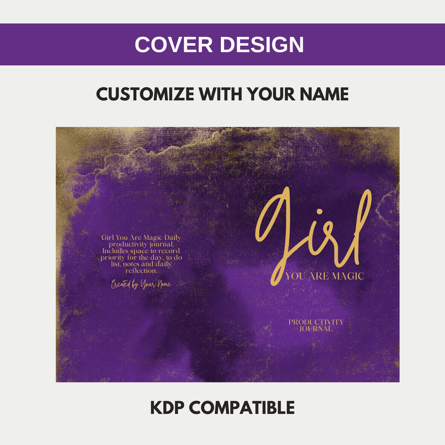 Girl You are Magic Productivity Journal