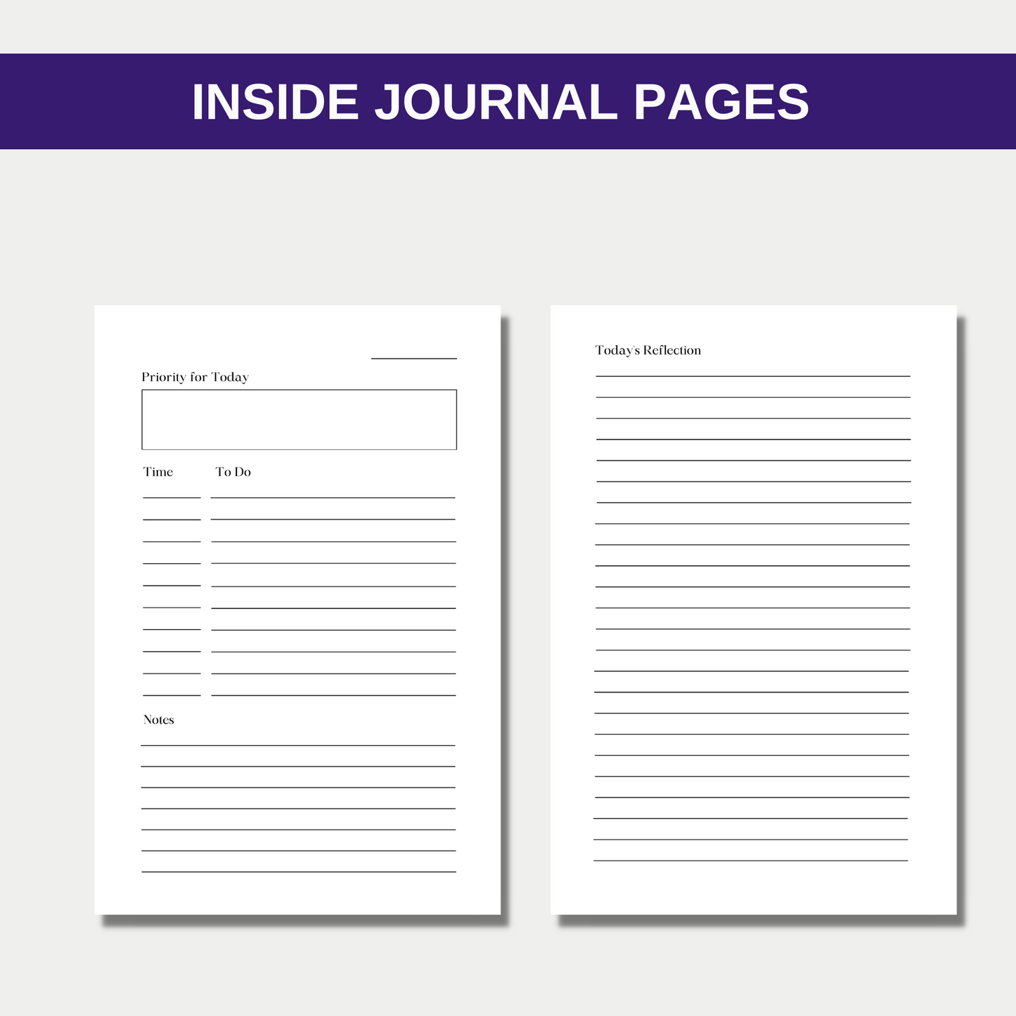 I Can I Will I Must Productivity Journal