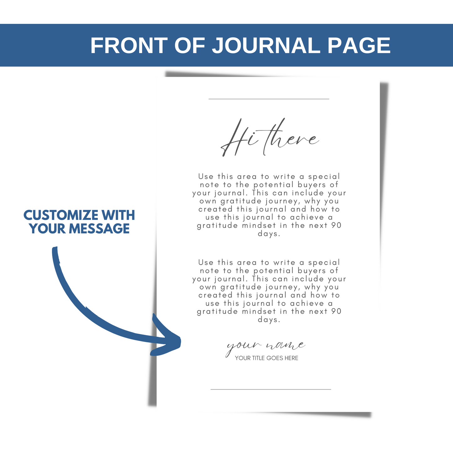 It Starts With Gratitude-90-Day Gratitude Journal