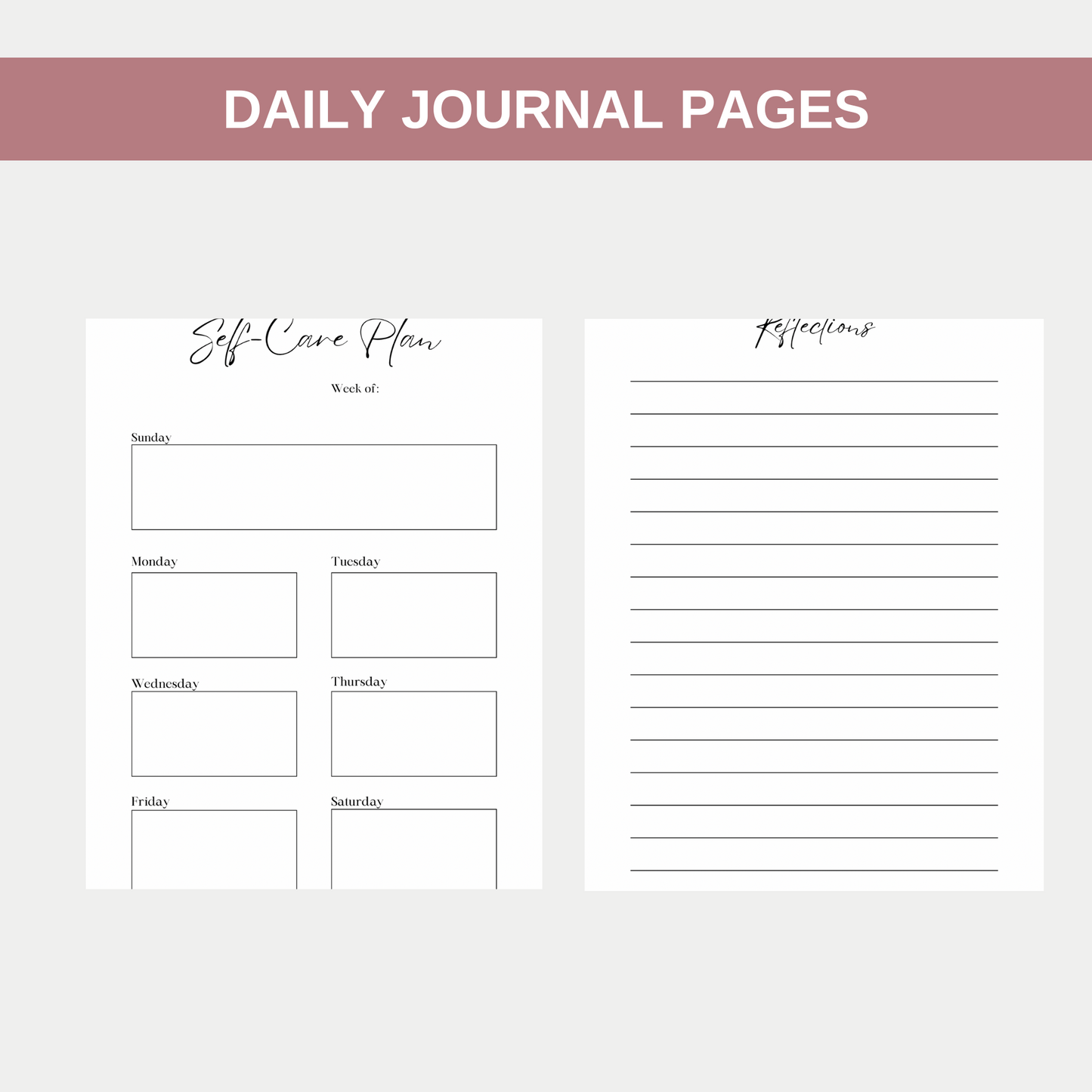 It's All About Me Self-Care Journal