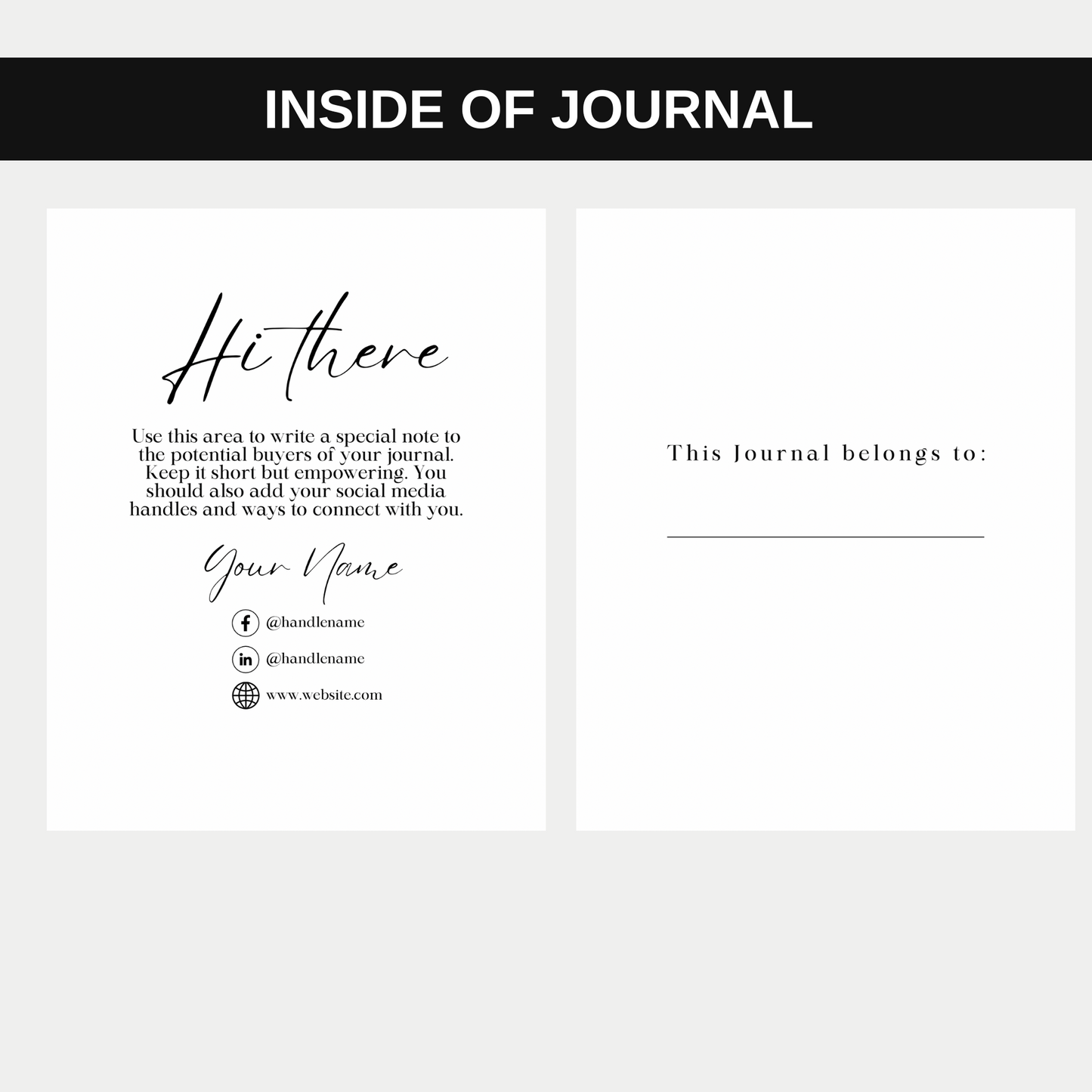 Self-Care Is For Me Self-Care Journal
