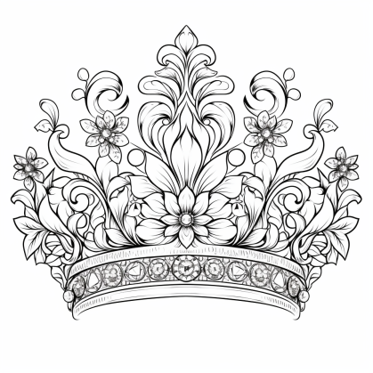 Girl Your Are Royalty Coloring Journal